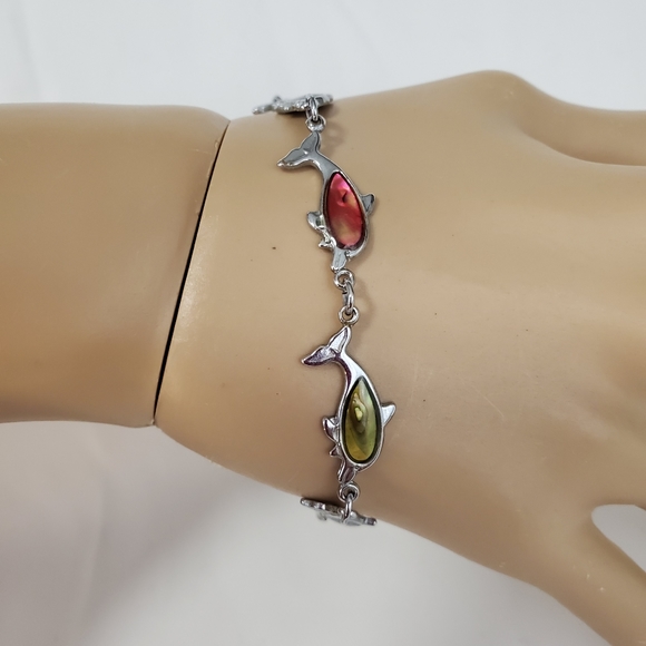 Silver Dolphin Bracelet - Picture 2 of 9